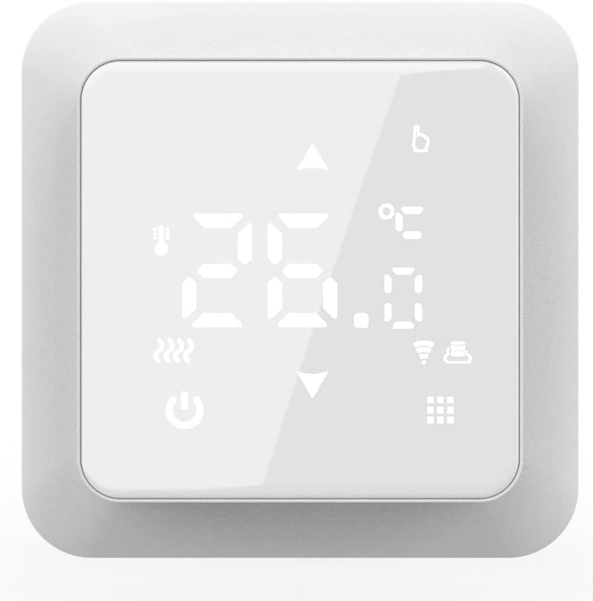 Slimme WiFi Thermostaat voor Vloerverwarming - Tuya App & Touchdisplay — afbeelding 1