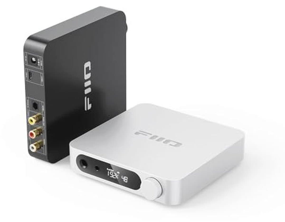 FIIO K11 Desktop 1400 W Power Gebalanceerde Hoofdtelefoon DAC & Versterker 384 kHz/24Bit DSD256 voor Home Audio/PC 6.35mm/4.4mm/RCA/Coaxiale/Optische (Zilver) — afbeelding 1