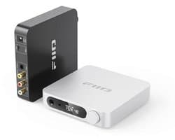 FIIO K11 Desktop 1400 W Power Gebalanceerde Hoofdtelefoon DAC & Versterker 384 kHz/24Bit DSD256 voor Home Audio/PC 6.35mm/4.4mm/RCA/Coaxiale/Optische (Zilver)