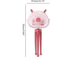 360° Rotating Handheld Fan - Ultra Quiet Clip-on Fan voor Strollers en Personal Gebruik