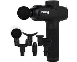VirtuFit M2 Basic Massage Gun - 6 Opzetstukken - Zwart - Set - LCD Display - 2-3 Uur Batterijduur - Voor Alle Spiergroepen - Massage apparaat - Massagegun - Massage Gun Professioneel