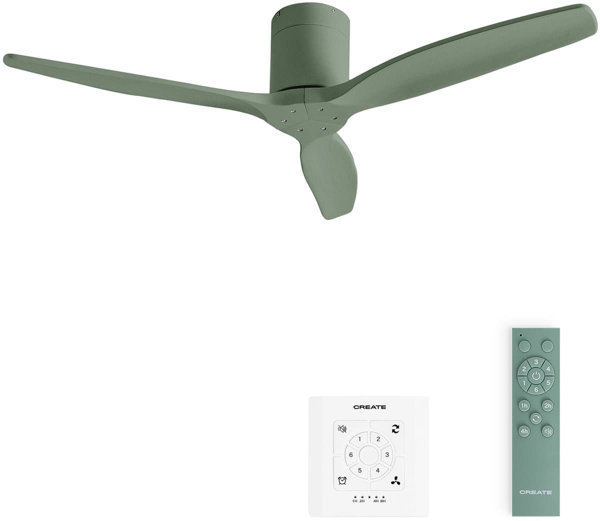 CREATE - Stille 40W plafondventilator met technische ABS bladen in verschillende maten - WIND CALM — afbeelding 1