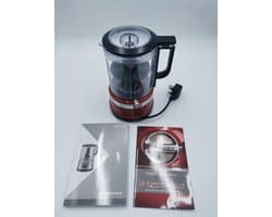 Keukenmachine Hakmolen - Keuken Assistent - Snel Ingrediënten Snijden - Met Garde Accessoire - 12 Liter Kom - Rood