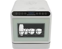 Mini vaatwasser - Kleine afwasmachine - 5 programma's - Energieklasse D - Waterbesparend