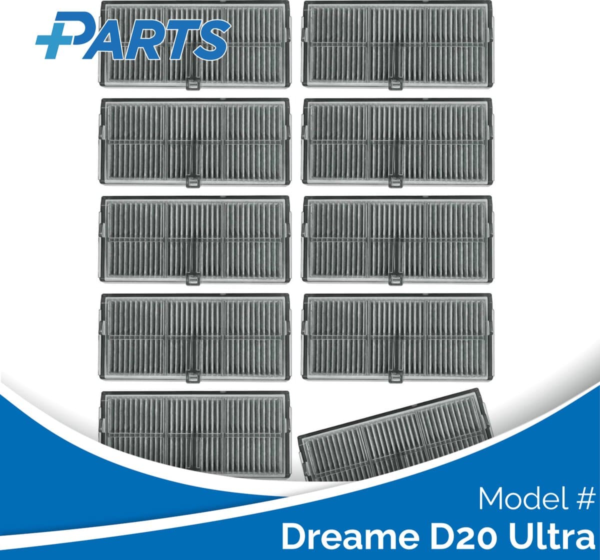 Dreame D20 Ultra Filters (10 Stuks, Plus.Parts® alternatief voor RHF14) — afbeelding 1