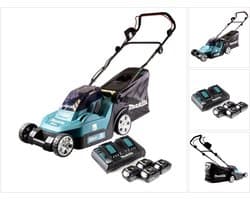 Makita DLM 432 PG4 accumaaier 36 V (2x 18 V) 43 cm + 4x accu 6,0 Ah + dubbele lader