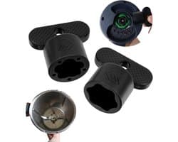 Deegbloem voor keukenmachine - 2 versies - compatibel met Thermomix en Monsieur Cuisine - eenvoudig deeg losmaken - ShopVlot