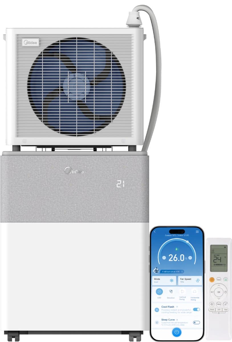 Midea PortaSplit Mobiele Split Airco - 8.000 BTU - Koelen - Met Wifi — afbeelding 1