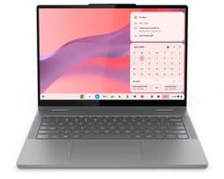 Lenovo Chrome 2in1 14ITN10 Intel® N N150 Chromebook 35,6 cm (14") Touchscreen WUXGA 4 GB LPDDR5-SDRAM 128 GB UFS Wi-Fi 6E (802.11ax) ChromeOS Engels Grijs