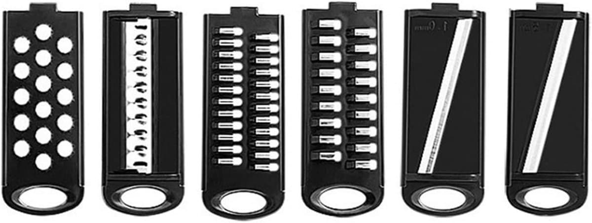 Groentesnijder Keukenmachine - Multifunctioneel Gereedschap - Snel Groenten Snijden - 6 Verwisselbare Messen - 32 x 12 x 10 cm — afbeelding 1