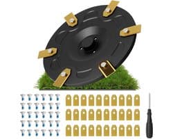 Dailygoods- Messerscheibenset voor Segway Navimow Mähroboter - 30x Bladen - Glasvezelversterkte Messerscheibe - Tuning - Grasmaaier Draaischijf - Schokbestendig - Maaimes