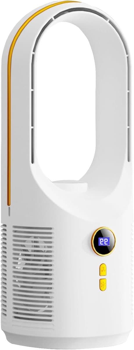 Bladeless Tafelventilator - Luchtverdeler USB - Persoonlijke Koeling - Stille Werking - 32 cm Hoog - Wit — afbeelding 1