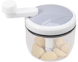 Handmatige Voedselhakker - Keukenmachine Groente Ui - Ingrediënten Voorbereiden - Roestvrijstalen Messen - 9.9 x 8.1 x 9.9 cm - Groen