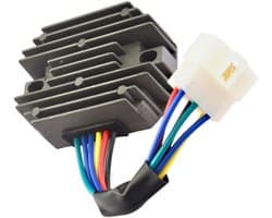 SnelShoppen - Voltage Regulator Rectifier voor Grasmaaier en Tractor - 6-Pins Hoogwaardige Stroomregelaar - Duurzaam en Betrouwbaar - Voor John Deere