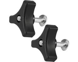 SnelShoppen - Triangulaire Grip Schroef voor Grasmaaiers, Reserve Onderdelen, Vleugelmoer Grasmaaier, Universeel, 1 Set
