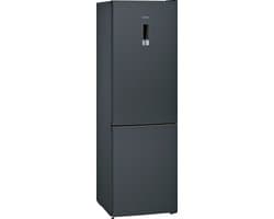 Siemens iQ300 KG36NXXEA koel-vriescombinatie Vrijstaand 326 l E Zwart
