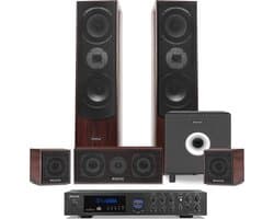 Home cinema set - Fenton - Incl. 5 speakers & actieve subwoofer - Bluetooth en mp3 speler