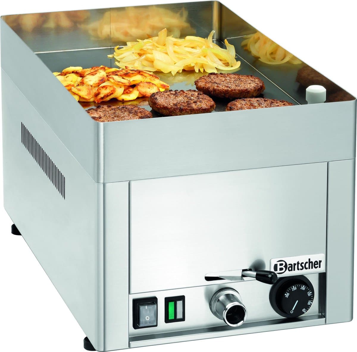 Bartscher RVS Multi-braadslede 300 | 33(b) x 58(d) x 33(h) cm — afbeelding 1