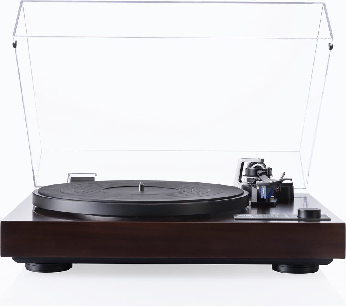 Dual CS 618Q WALNUT handmatige HiFi-platenspeler — afbeelding 1
