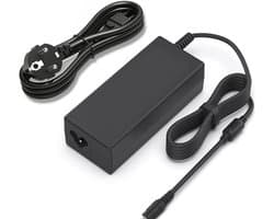 Stroomadapter - Voedingskabel oplader - Externe harde schijf - Universele ingang - 12VDC - Zwart
