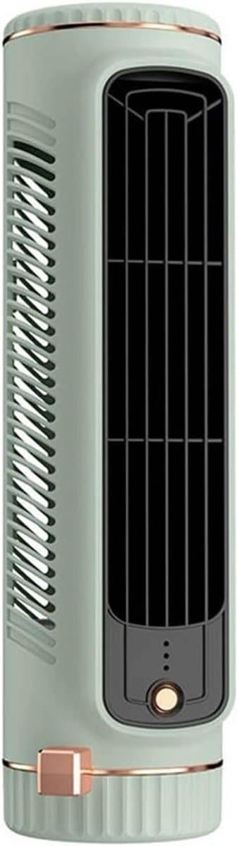 Bladloze Torenventilator - Desktop Ventilator - Persoonlijke Koeling - Stille Luchtstroom - 60 x 80 x 270 mm - Groen — afbeelding 1