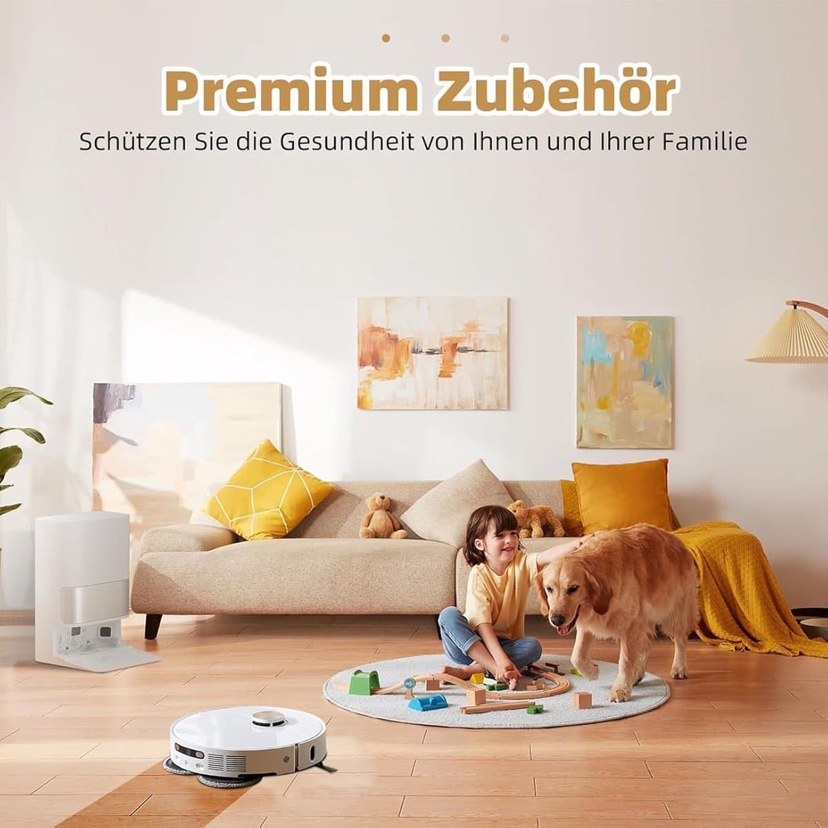 stofzuiger met zak - Accessoireset - geschikt voor Dreame - L10s Ultra Gen 2/L10s Pro - 1x rolborstel - 2 x stofzak - 2 x dweildoek - 2x zijborstels - 2 x filters - 9stuks — afbeelding 1