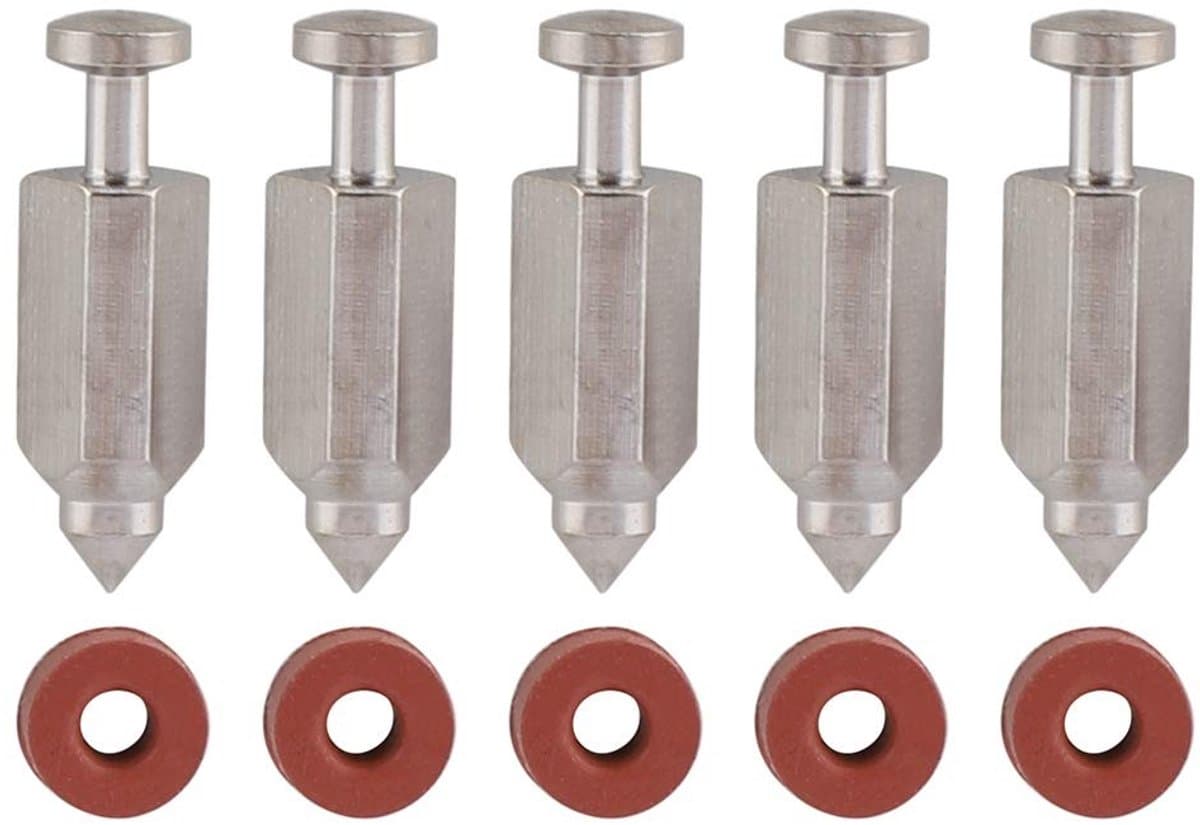 Dailygoods- Carburateur Reparatieset 5 Stks - Vervangingsnaald - Rubber Pakking - Voor Briggs Stratton - 398188 - Eenvoudig te installeren — afbeelding 1