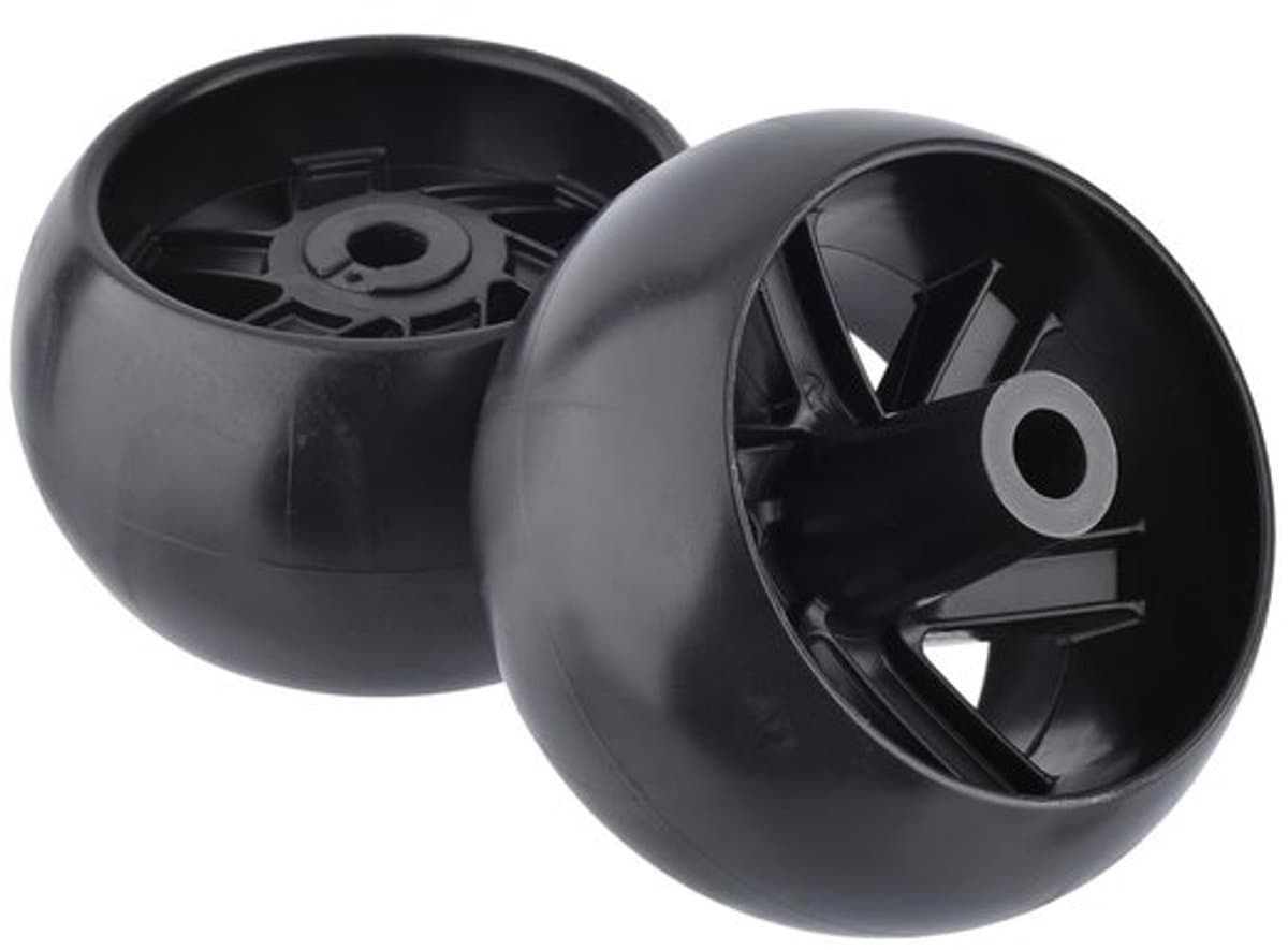 Dailygoods- Deck Wheel Vervanging - 5" Wiel - 2 Stuks - Hub Offset 3" — afbeelding 1