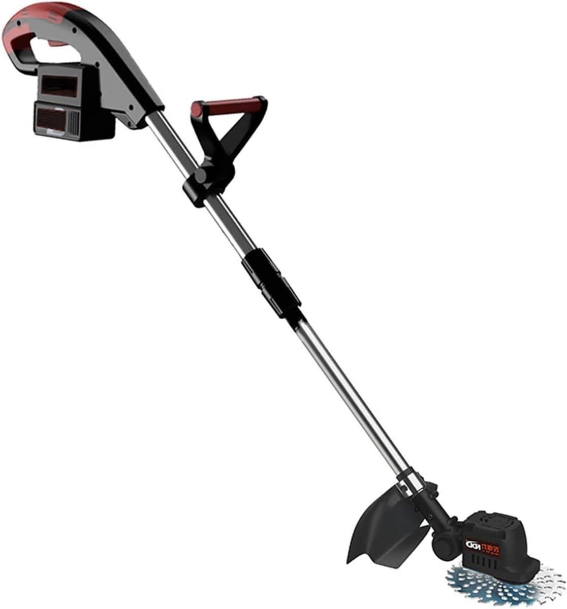 Elektrische Grasmaaier - Draagbaar Tuingereedschap - Gazon Onderhoud - Lichtgewicht 1.8kg - 90-130 cm - Zwart — afbeelding 1
