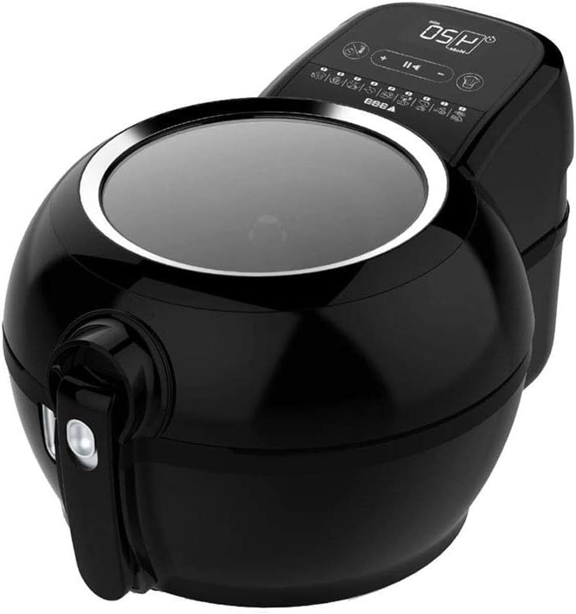Friteuse Genius - Hetelucht Frituurpan - Gezond Koken - Automatische Menu's - 12 kg - Zwart — afbeelding 1