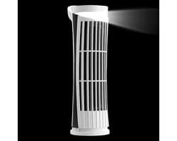 Torenventilator - Bladeless ventilator - Persoonlijke verkoeling - Stille werking - 27 cm hoog - Wit