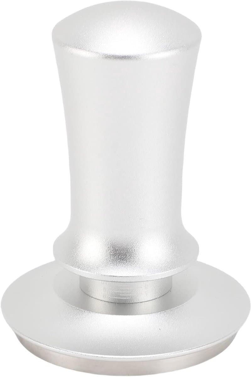Koffie Tamper - Koffie Sabotage - Espresso Bereiden - Gekalibreerde Constante Druk - 58 mm - Zilver — afbeelding 1
