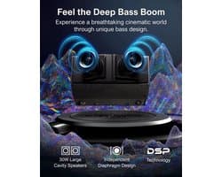 Beamer - Projector - Mini Projector - Full HD 1080P - 5G WiFi LED - 4K Video - 30W Speaker – Home Theater Bluetooth Projector
