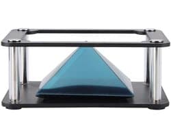 3D hologram projector piramide, 3,5-6 inch mobiel smartphone hologram, 3D holografische display staat projector voor elke smartphone (cilinder)