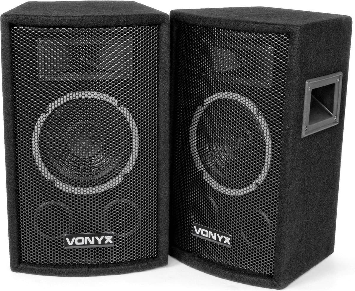 Speakers - Vonyx SL6 passieve speakerset met 6'' woofer - 2-weg systeem - 500W — afbeelding 1