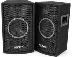 Speakers - Vonyx SL6 passieve speakerset met 6'' woofer - 2-weg systeem - 500W