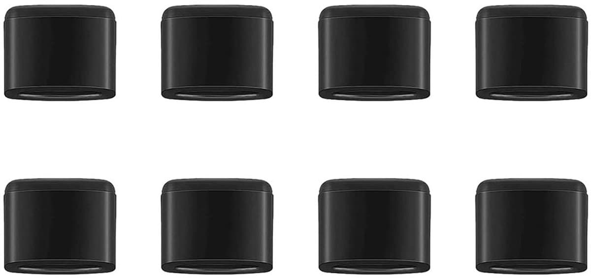 8-stuks Airfryer rubberen bumper -Rubberen kussen - Airfryer vervangend onderdeel - Airfryer vervangende rubberen kop - Gemakkelijk schoon te maken - Handige vervanging - Geschikt voor keuken- en airfryer bakplaten - Zwart — afbeelding 1