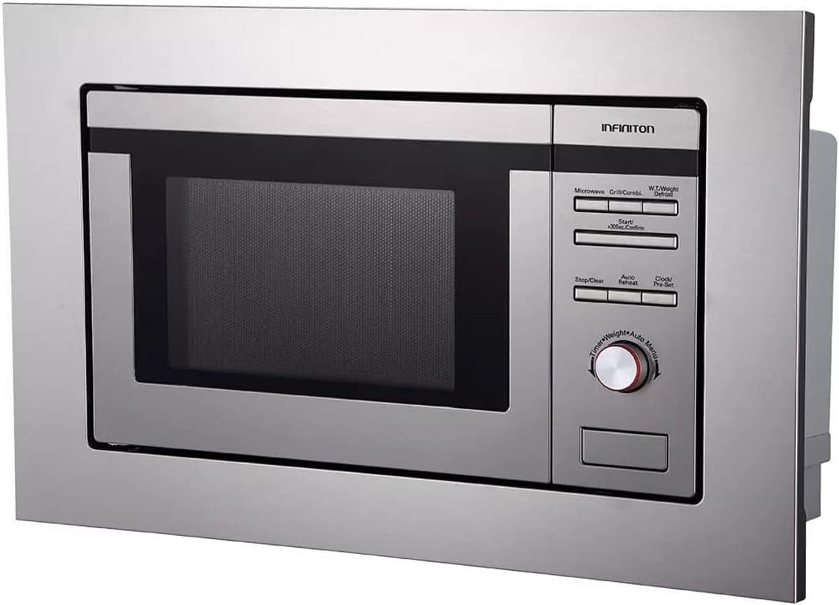 Inbouw Magnetron RVS 20 Liter 800W met Grill 1000W — afbeelding 1