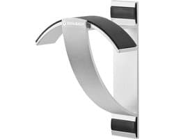 Wandhouder voor hoofdtelefoon van geanodiseerd aluminium - Snelle wandmontage en optimale opslag