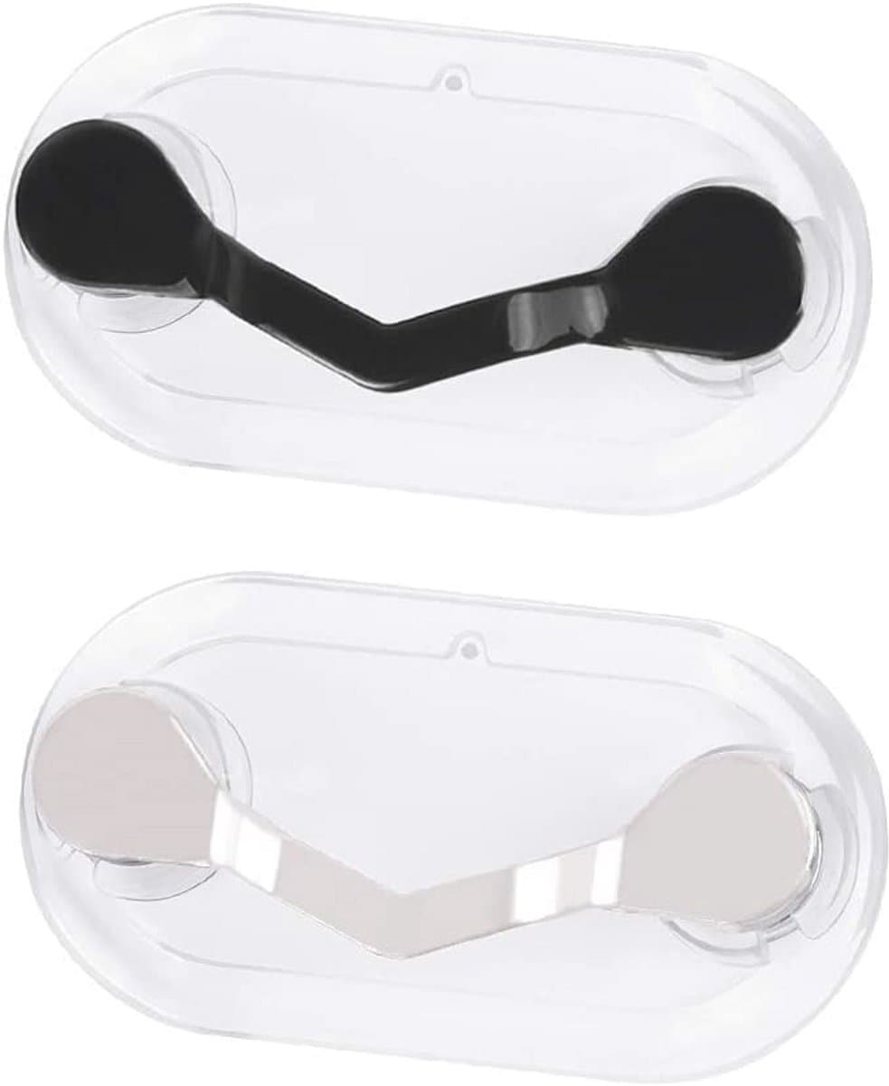 Magnetische Brillenhouder 2 Stuks - Roestvrij Staal, Sterke Magneet, voor Brillen en Hoofdtelefoon — afbeelding 1