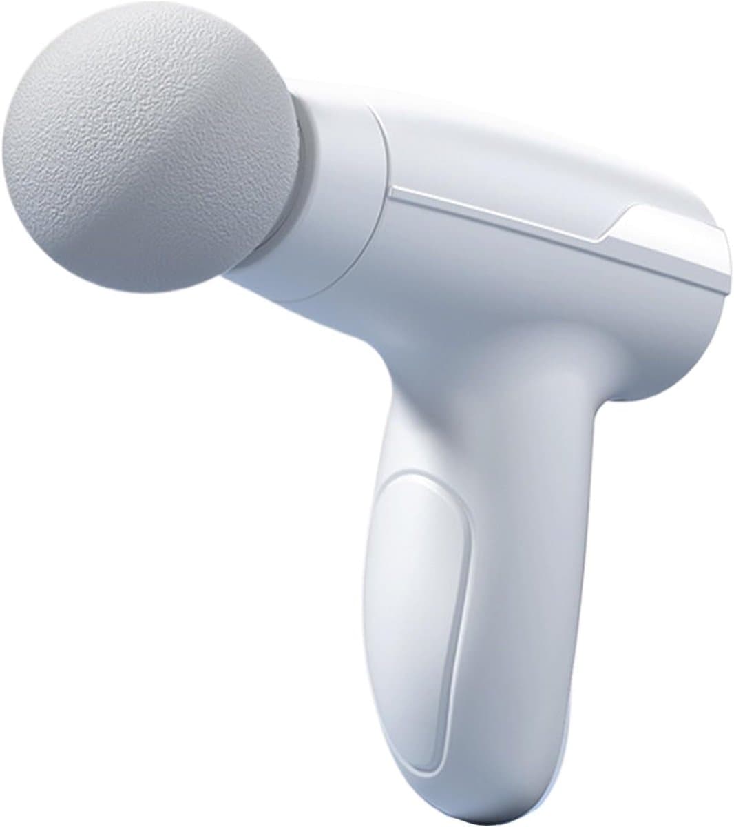 Spierontspanningsapparaat - Massagepistool - Spierherstel - 3 Vibratieniveaus - 15x12x53cm - Wit — afbeelding 1