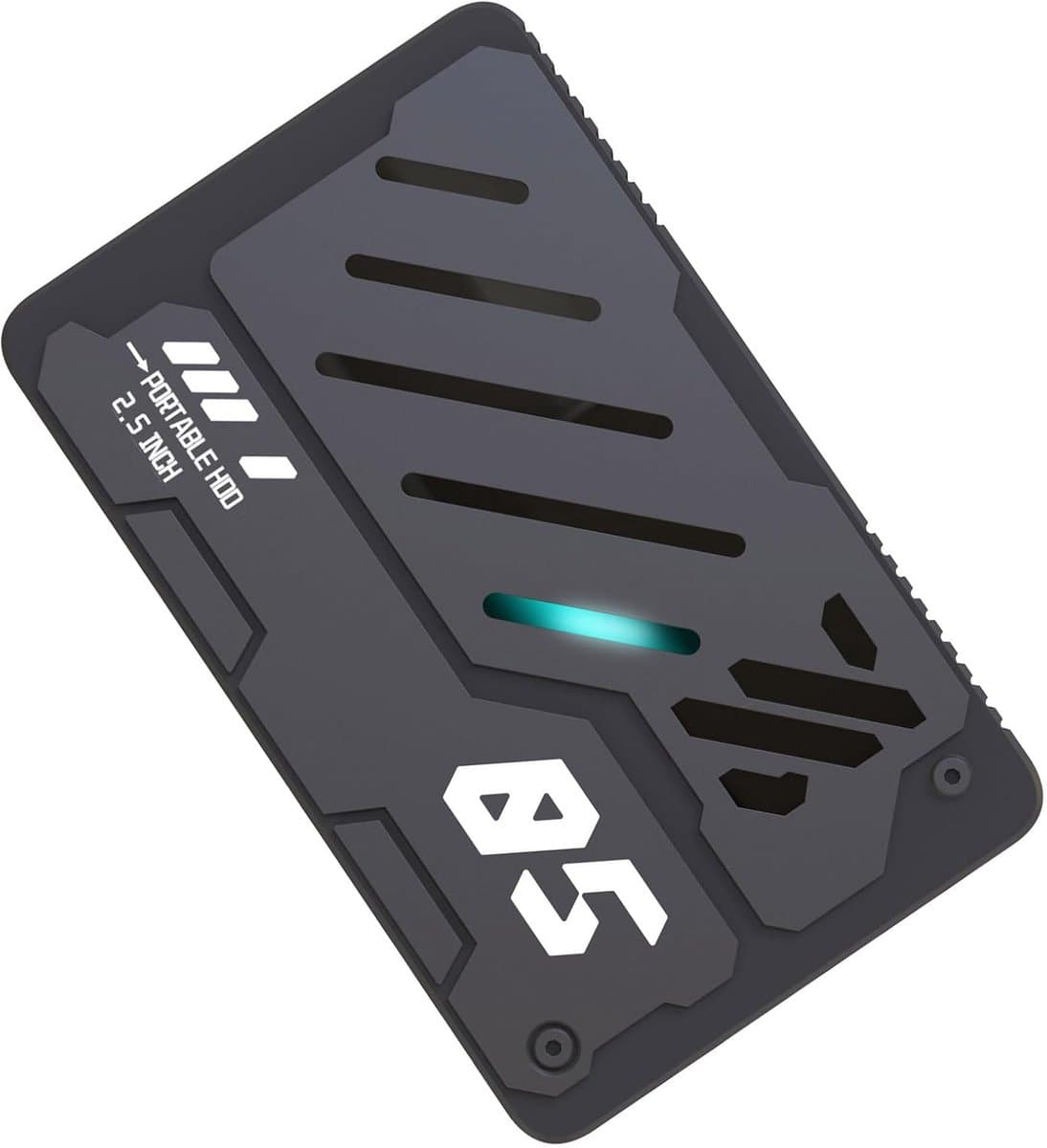 Externe Harde Schijf - Mobiele Opslag - Snelle Data Transfer - Aluminium Behuizing - 2.5 Inch — afbeelding 1