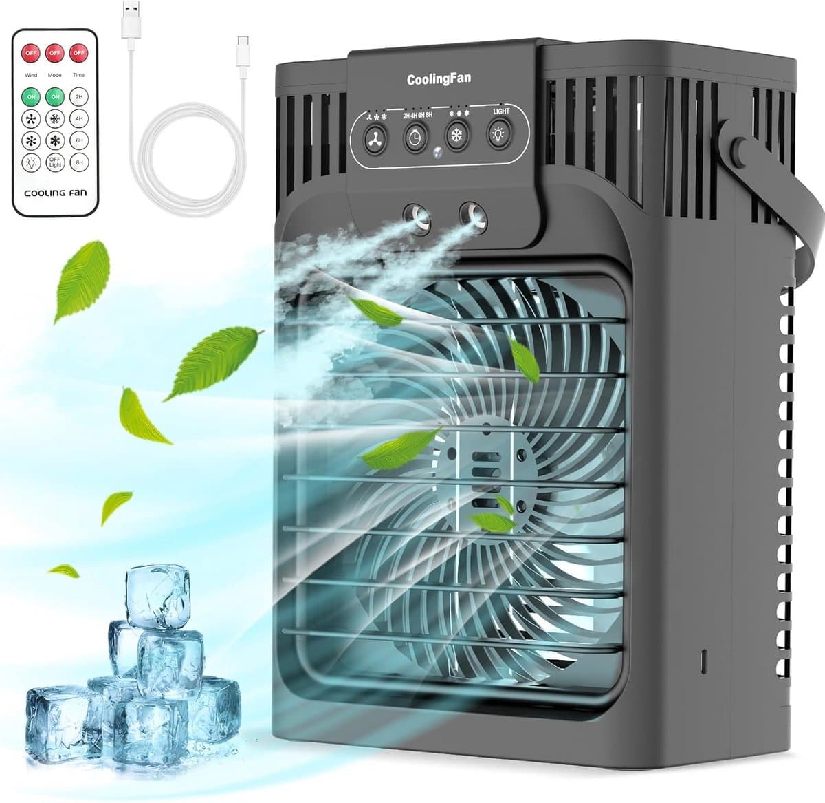 Mobiele Airco - Airconditioning - Ventilatoren - Airco Zonder Afvoerslang - Energie — afbeelding 1