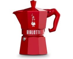 Bialetti Moka Exclusive Moka Express Rood