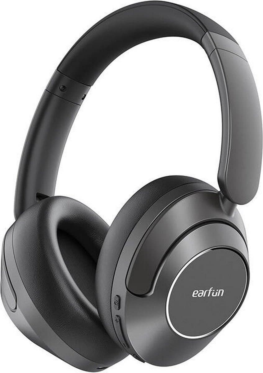 EarFun Wave Pro - Bluetooth Over-Ear Koptelefoon - Active Noise Cancelling - Hi-Res Audio - 80 uur batterijduur - Zwart — afbeelding 1