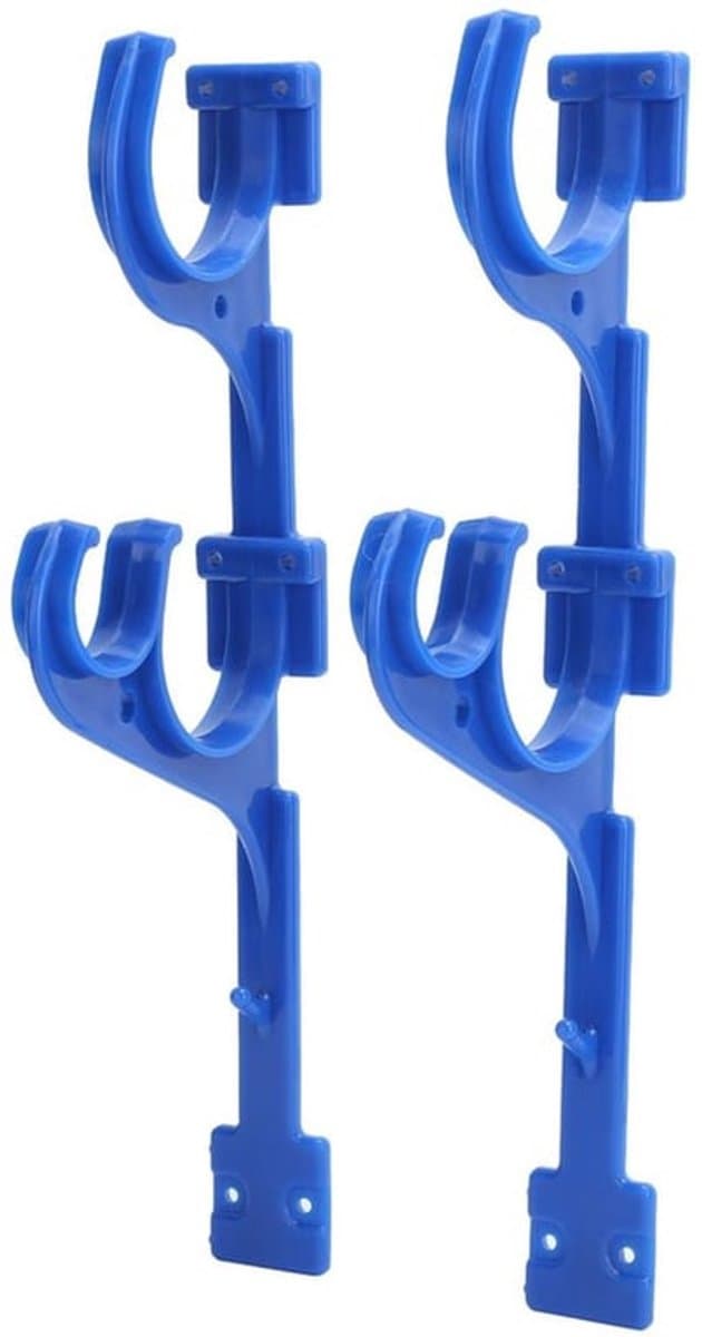 Kunststof zwembadhanger, zwembadhouder, plaatsing telescopische stang, stofzuigerslanghaak met schroeven voor zwembad, telescopische stang, stofzuigerslangblad, skimmer — afbeelding 1