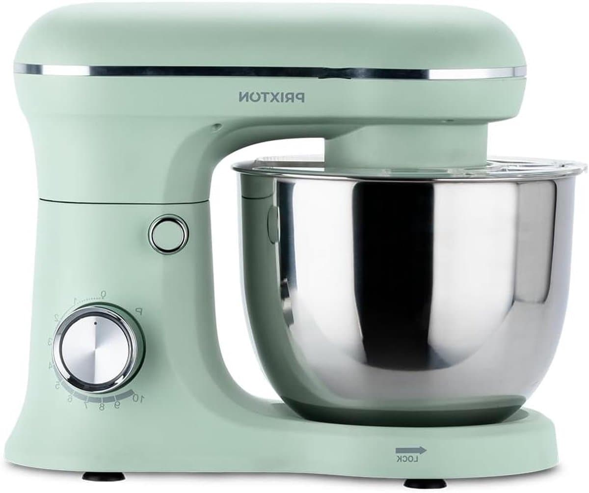 Kneedmachine voor Bakwaren - Keukenmachine Mixer - Deeg Maken - 1500 Watt Vermogen - 5 Liter Kom - Mint — afbeelding 1