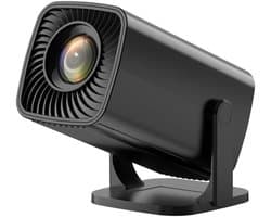 Mini-projector, geschikt voor draagbare buitenfilmprojectoren, slimme projector die compatibel is met smartphones/tv-sticks/laptops/USB/HDMI, voor binnen- en buitengebruik.