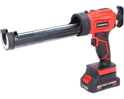 Cordless Caulking Gun, 20V Battery Powered Caulking Gun with 4 Speed, LED Light, Automatic Pull-Back System - ShopVlot