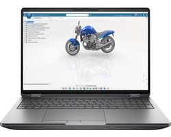HP DP7V0ET laptop Intel Core Ultra 9 285HX 40,6 cm (16") WUXGA 64 GB DDR5-SDRAM 1 TB SSD Wi-Fi 7 (802.11be) Windows 11 Pro AI Workstation, AI PC Zilver